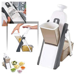 Mandoline Vegetable Slicer – Safe Food Cutter & Chopper