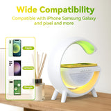 G Shape RGB Table Lamp – Wireless Charger & Night Light