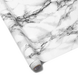 White Marble Self Adhesive Sheet – Heat Resistant Kitchen Wallpaper