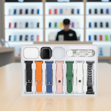 I20 Ultra Max Smart Watch Suit 10 in 1 – Watch with Airpods Black
