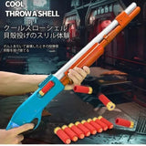 Soft Dart Shell Ejecting Shotgun Toy – Kids Plastic Blaster