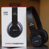 P47 Wireless Headphones – Bluetooth 5.1 & Long Battery