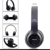 P47 Wireless Headphones – Bluetooth 5.1 & Long Battery