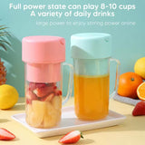 Portable Mini Juicer Blender – Smoothie Maker with Straw