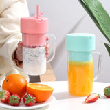 Portable Mini Juicer Blender – Smoothie Maker with Straw