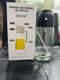 2 in 1 Oil Spray Bottle – 470ml Glass Oil Dispenser