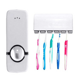 Automatic Toothpaste Dispenser with Toothbrush Holder – Bathroom Organizer