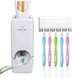 Automatic Toothpaste Dispenser with Toothbrush Holder – Bathroom Organizer