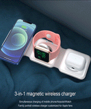 3 in 1 Wireless Charging Station – 15W Fast Charger For iPhone