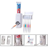 Automatic Toothpaste Dispenser with Toothbrush Holder – Bathroom Organizer