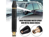Stainless Steel High Pressure Water Spray Nozzle – Adjustable Washer Gun