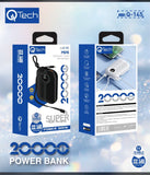 Qtech 20000mAh Power Bank – 22.5W PD Fast Charging