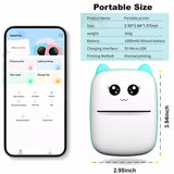Mini Portable Thermal Printer – Wireless Bluetooth Pocket Printer