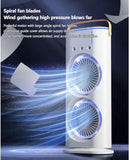 16 Inch Dual Mist Fan – USB Air Cooler with RGB Light