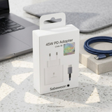 Sabawoon 45W PD Fast Charger – USB-C Wall Adapter