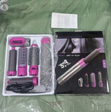 5 in 1 Professional Hot Air Styler & Hair Dryer Set – Curler, Straightener & Volumizer Kit