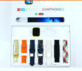 I20 Ultra Max Smart Watch Suit 10 in 1 – Watch with Airpods Black